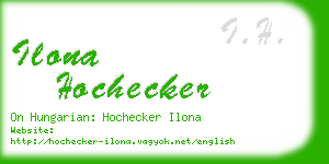 ilona hochecker business card